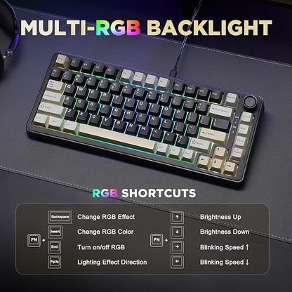 YUNZII B75 Mechanical Keyboard, 75% Layout - Image 6