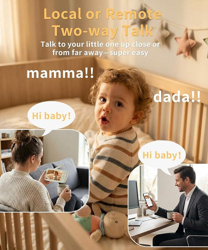ALIOBC Baby Monitor with Camera and Audio WiFi & No-WiFi Modes AI Smart Baby - Image 8