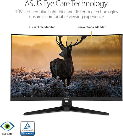 ASUS TUF Gaming VG328H1B 32” Curved Monitor, 1080P Full HD, Extreme Low Motion - Image 6