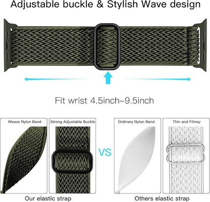 Lerobo Stretchy Nylon Solo Loop Band, Compatible - Image 3