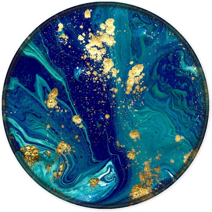 ITNRSIIET Round Mouse Pad with Stitched Edge Premium-Textured Waterproof by +ITNRSIIET