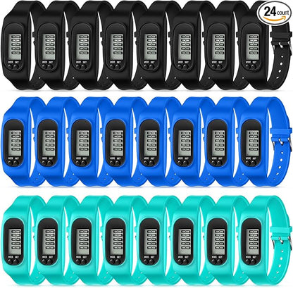 Geyoga Pedometer for Walking Steps and Miles Pedometer Watch Silicone Steps by Geyoga