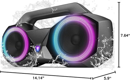 KMAG Bluetooth Speaker Wireless, 80W Loud Speaker - Image 9