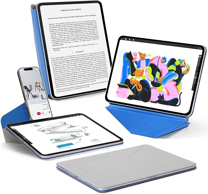 MOFT Dynamic Folio Case for iPad Air 13 Inch M3/M2, iPad Pro 12.9 6th/5th/4th by MOFT