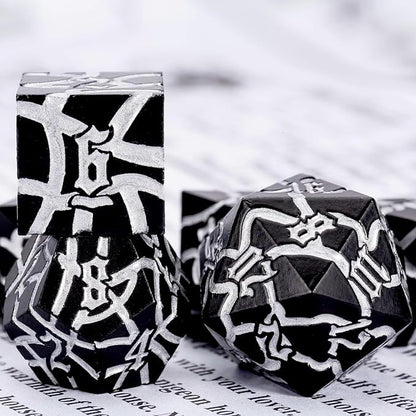 D&D Stripe Dice Set, Crack Polyhedral Dice - Image 5