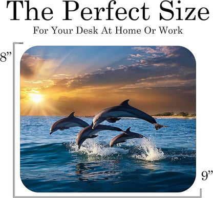 Coastal Shoreline Waves Sandy Beach Theme Mouse Pad Mat Mousepad - Image 3