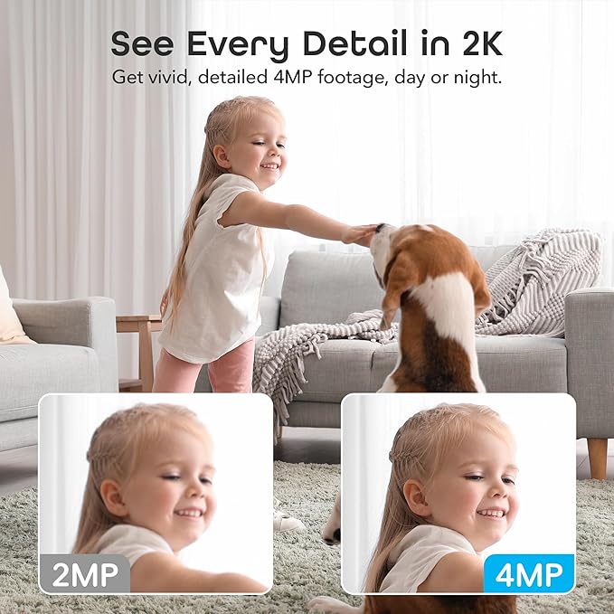 Geeni Scope Ultra 2K 360° Smart Indoor Camera, 1440p HD Auto-Tracking, Dual - Image 3