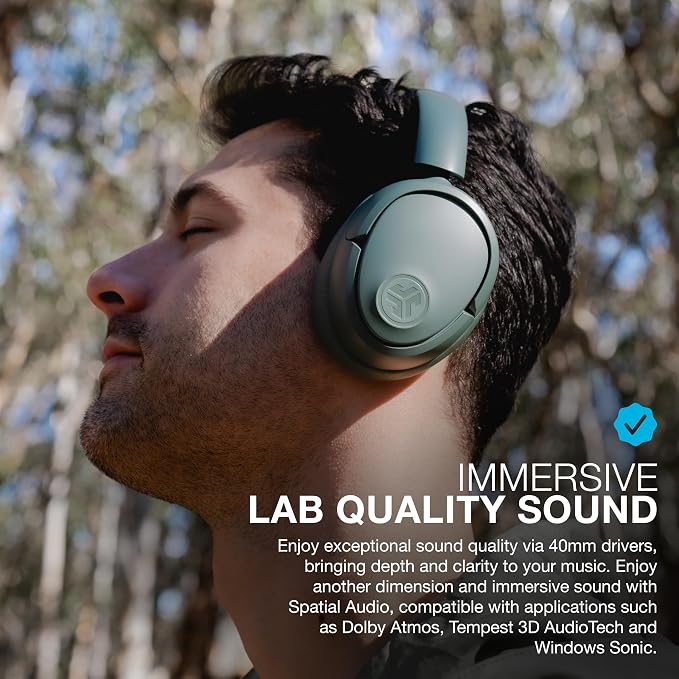 JLab JBuds Lux ANC Wireless Headphones, Hybrid Active Noise Cancelling - Image 2