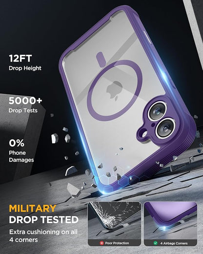 Miracase Magnetic for iPhone 16 Plus Case Full-Body Phone - Image 5