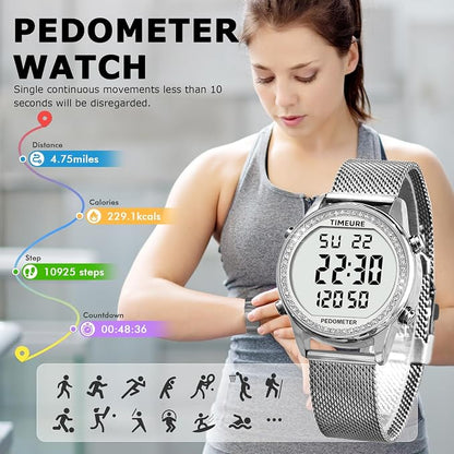 Women's Step Counter Pedometer Watch - Image 3