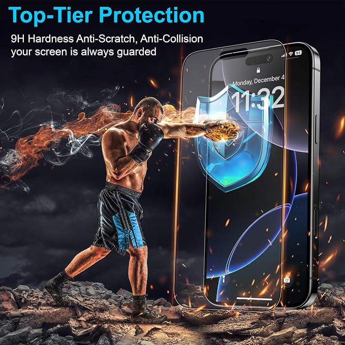 Mothca 2 Pack Matte Glass Screen Protector - Image 6