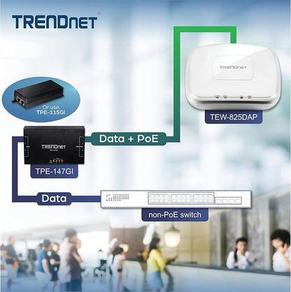 TRENDnet AC1750 Dual Band PoE Access Point, TEW-825DAP, 1300Mbps WiFi-AC+ - Image 5