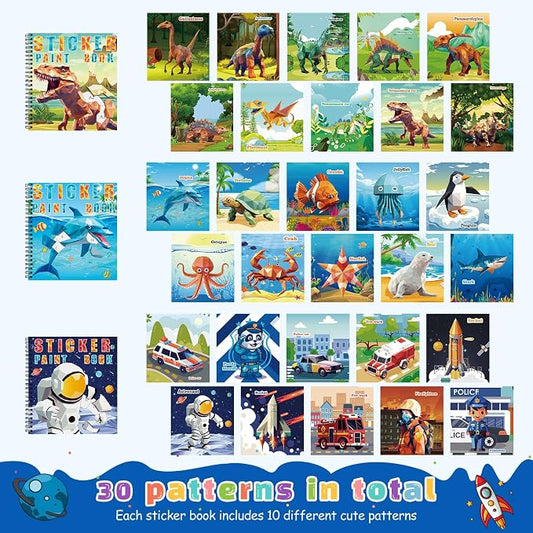 homicozy 3PCS Sticker Paint Books - Image 2