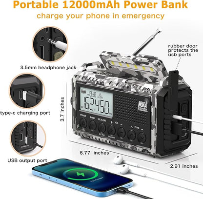 Eoxsmile Emergency Radio 12000mAh - Image 3