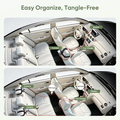 bonoch 5" 1440P Baby Car Camera, Backseat Rear Facing Mirror - Image 7