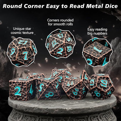 PJOY Metal D&D Dice Set for Dungeons and Dragons Dice - Image 5