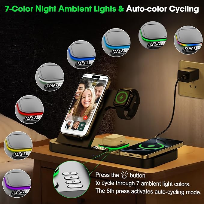 Dual Phone Wireless Charging Station - Image 4