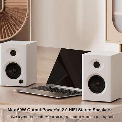Computer Speakers for Desktop PC, 60W Powerful Sound - Image 6