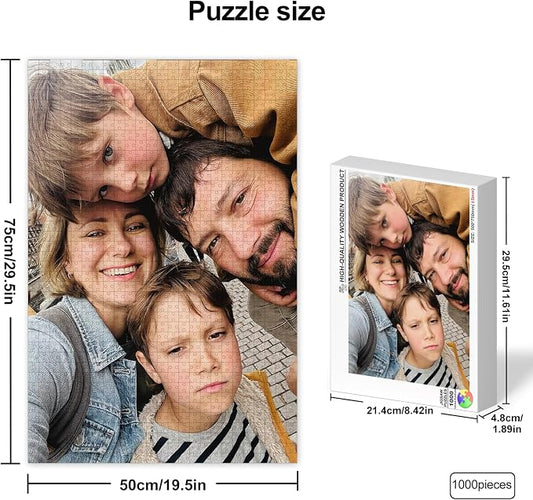 Personalized Puzzle for Father's Day, Custom Puzzles for Adults 1000 Pieces - Image 2