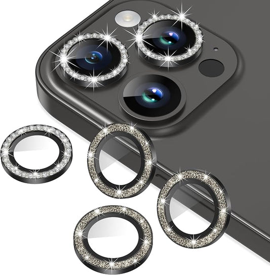 AGVEE 3+3 6 Pack for iPhone 15 Pro 6.1" / 15 Pro Max 6.7" Camera Lens Protector by AGVEE
