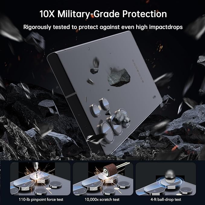 For Samsung Galaxy S25 Ultra Camera Lens Protector, Individual Lens Protector - Image 4