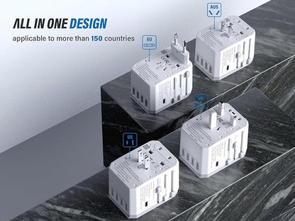EPICKA Universal Travel Adapter, European Travel Plug Adapter - Image 3