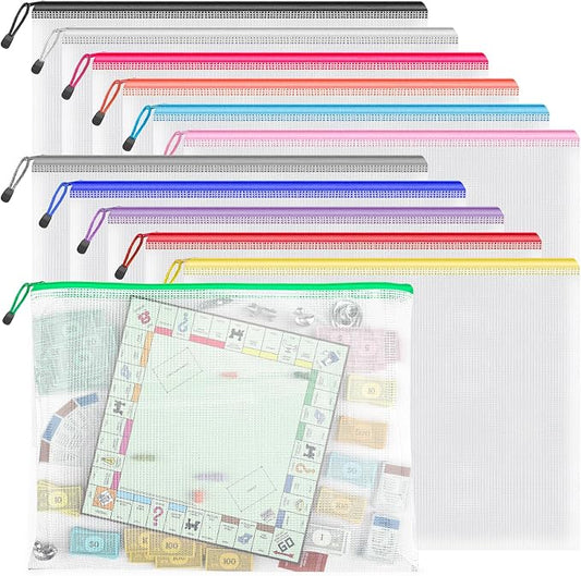 Umriox Zipper Pouch, 16.9x12.4 in, Extra Large Zipper Bags, Waterproof Zipper by UMRIOX