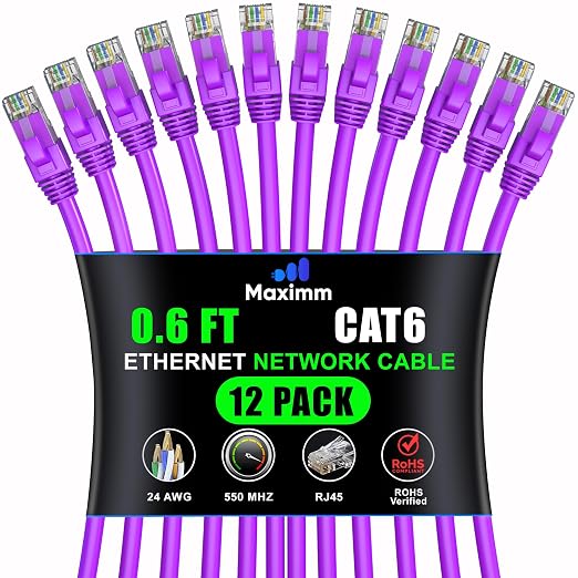 Maximm Cat 6 Ethernet Cable by MaximmCable
