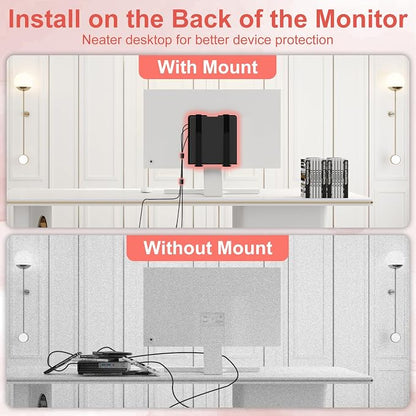 Universal Wall and VESA Mount for Micro PC, UPS Units, Wifi Router, Cable Modem - Image 5
