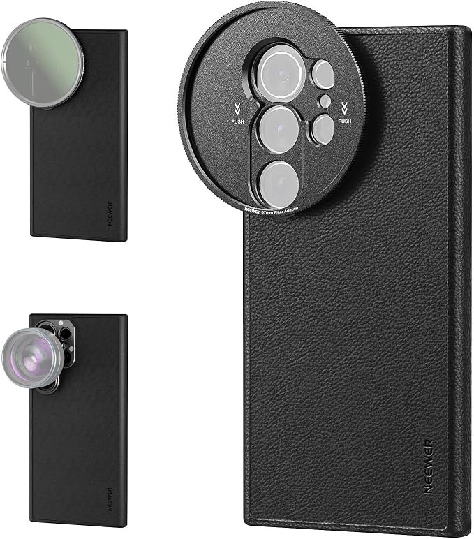 NEEWER S25 Ultra Case, Protective Faux Leather Phone Case by Neewer