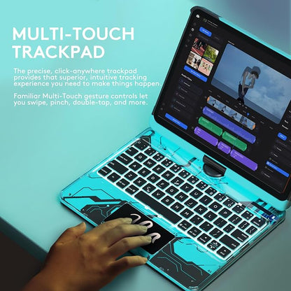 GUSGU Transparent Case with Wireless Keyboard only - Image 6