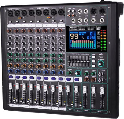 GF8 Pro Multi-Function 8-Channel Bluetooth DJ Sound Console by Doslnlya