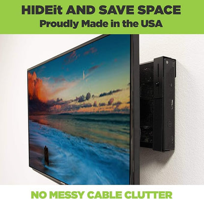 HIDEit Uni-MW Xbox 360 Wall Mount & Xbox One Wall Mount – Black Heavy Duty - Image 3