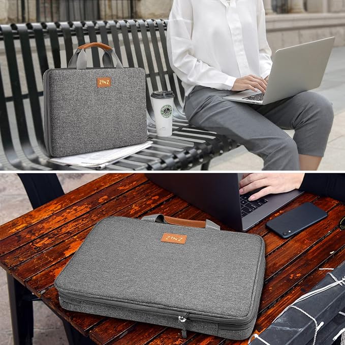 ZINZ Slim Expandable 13 13.3 13.6 14 Laptop Case Sleeve Compatible - Image 6