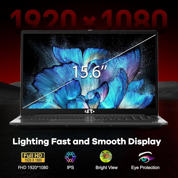 NIMO 15.6" IPS FHD-Gaming-Laptop, AMD Ryzen 5 6600H 6-Cores 660M GPU 32GB DDR5 - Image 5