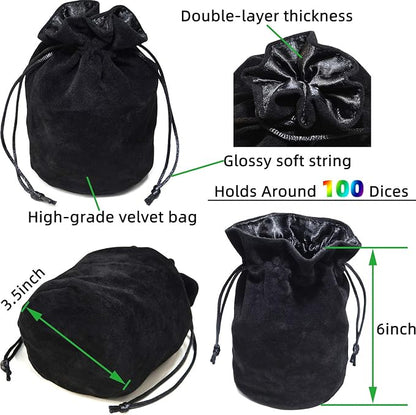 50pcs Assorted D10 Opaque Black - Image 6