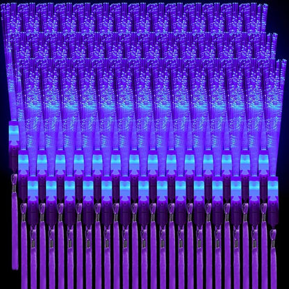 Skylety 36 Pcs Fiber Optic Wand, LED Fiber Optic Wand by Skylety