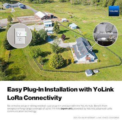 YoLink Plug Mini, Ultra-Compact Smart Outlet - Image 3