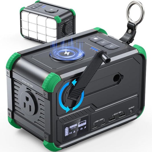 BROWEY Portable Power Station 153Wh Small Solar Generator by BROWEYInc