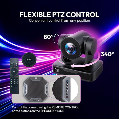 Teams Video Conferencing System – Full HD 1080p PTZ Camera - Image 4