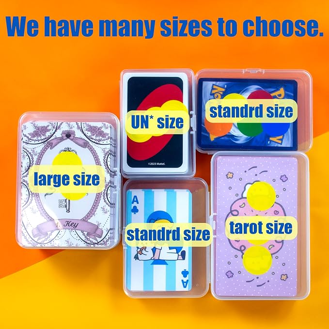 4 Pcs Playing Card Case, for Go Fish/Old Maid/Oracle Card/Other Larger Than - Image 7