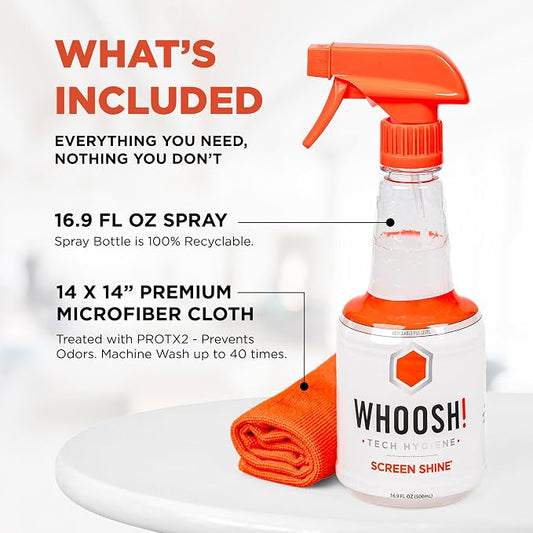 WHOOSH! Screen Shine Pro 16.9 fl oz Refillable Screen Cleaner - Image 2