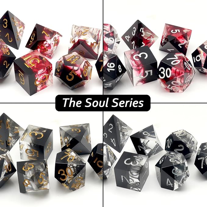 Haxtec Sharp Edge Dice Set DND Dice Set - Image 6
