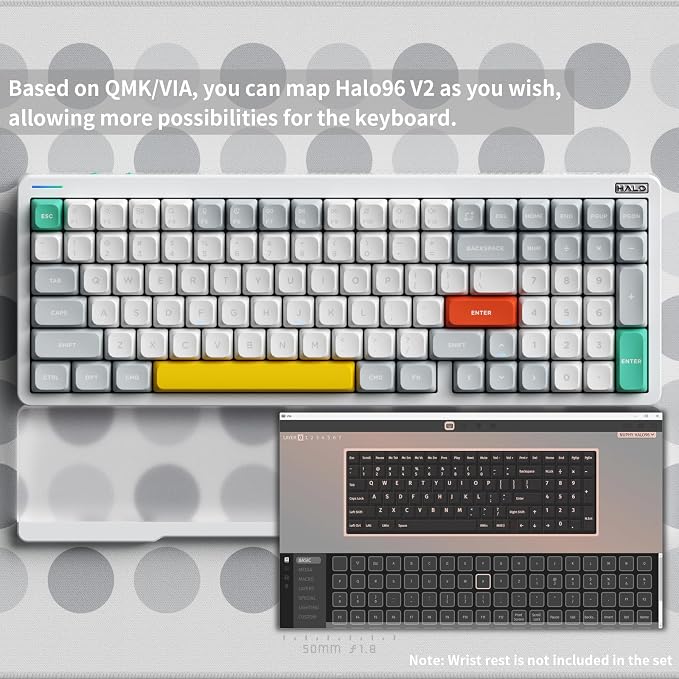 nuphy Halo96 V2 Wireless Mechanical Keyboard, Gasket Structure, 96% Hot - Image 4