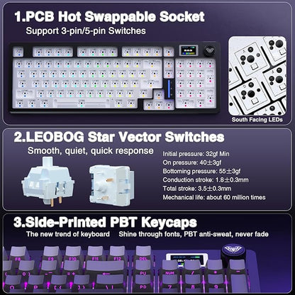 AULA S98 Pro Wireless Mechanical Keyboard - Image 6