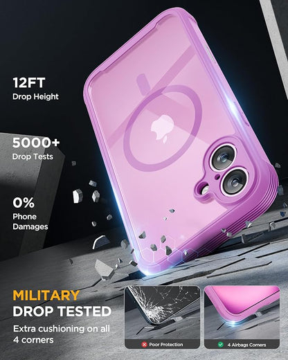 Miracase for iPhone 16 Case 6.1'', Full-Body Bumper Phone case - Image 5
