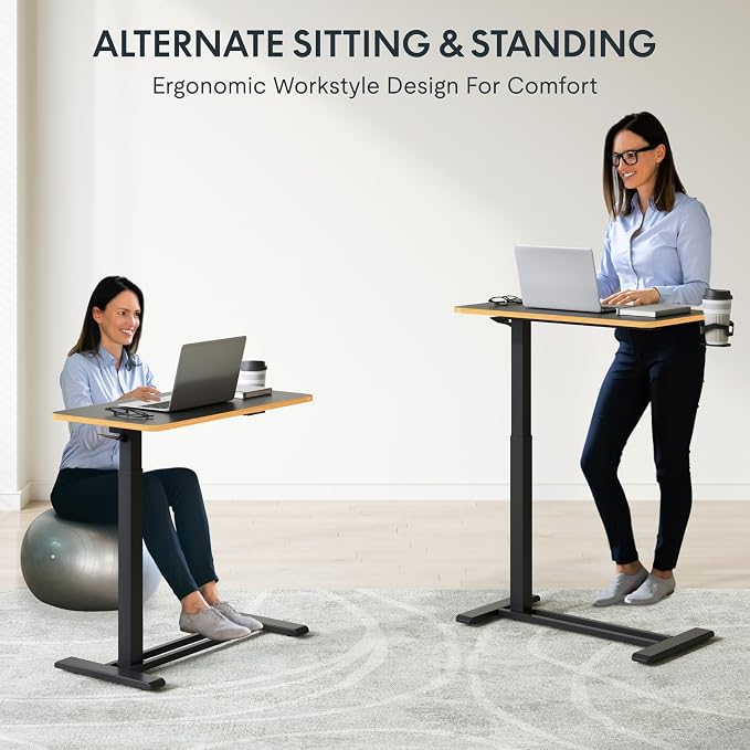 FLEXISPOT Mobile Standing Desk - Image 8