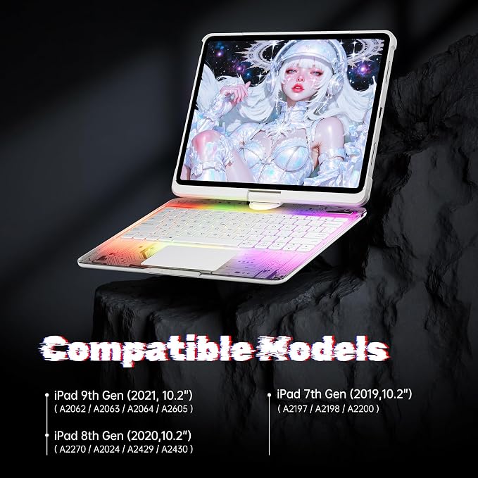 KITONE Transparent Case with Wireless Keyboard - Image 2