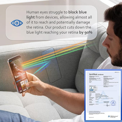 Deppa |2 Pack| Anti-Blue Light Screen Protector - Image 7