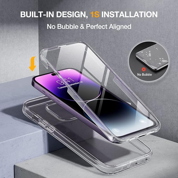 Miracase Glass Series Designed for iPhone 14 Pro Max Case 6.7 Inch, Upgrade - Image 3